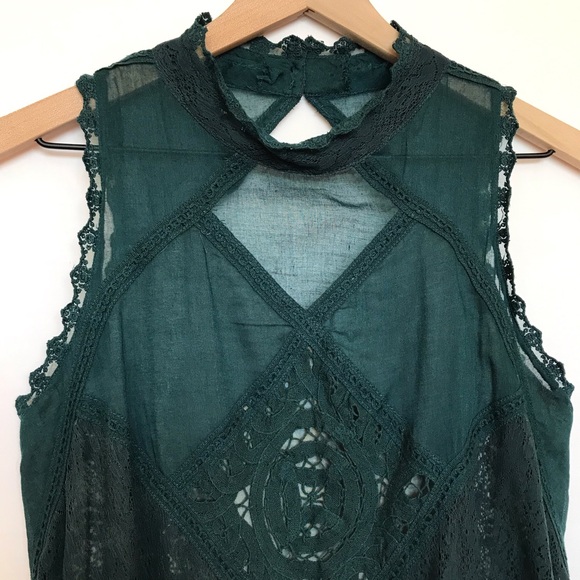 COPY - Free People Angel Lace Dress Jade - Picture 8 of 12